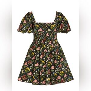 Agua by Agua Bendita | Caramelo Floral Cotton Mini Dress